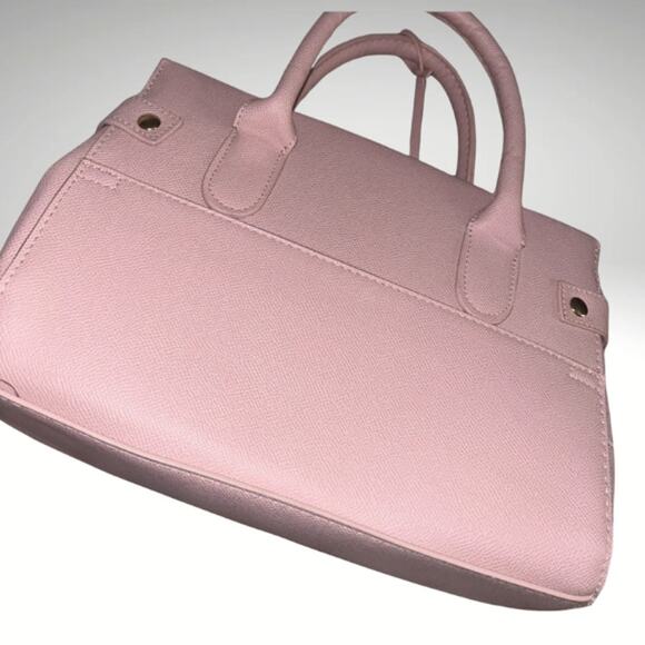 NWT BEBE Los Angeles Women's Evie Crossbody Satchel Bag Pearl Pink SAME DAY SHIP - Picture 4 of 8